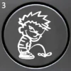Sticker niño orinando