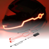 Luces led estilo TRON para casco de motocicleta