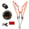 Luces LED de fuego para casco motocicleta y seguridad nocturna