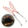 Luces LED de fuego para casco motocicleta y seguridad nocturna