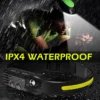Linterna frontal con Sensor LED recargable por USB, linterna frontal COB, luz intensa, resistente al agua