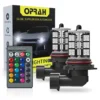 2 unidades de luces delanteras LED bajas antiniebla de enchufes H8 H11 H3 H7 5050SMD 9005 Hb3 H27 880 881 RGB