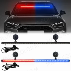 Luces LED de advertencia para el parabrizas, para señales en las obras, seguridad