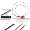 Streamer sinfónico de zona Dual 18 en 1, luz ambiental para coche, LED Interior a todo Color, tira acrílica de neón RGB, Kit de iluminación de ambiente, aplicación